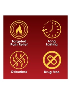 DEEP HEAT Pain Relief Heat Patch, Muscular Aches, Pains, Joint Stiffness (Pack of 4 Patches)  - Image 2