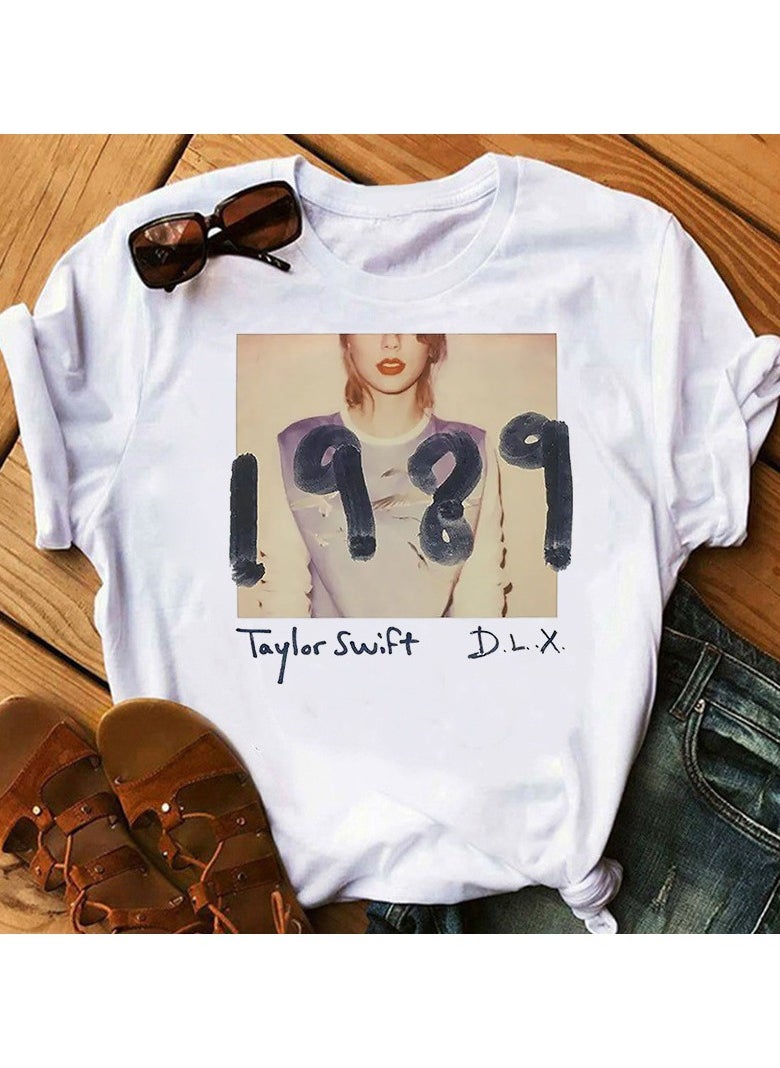 Taylor Swift Taylor Swift The Eras Tour Official Merchandise White Tee 
