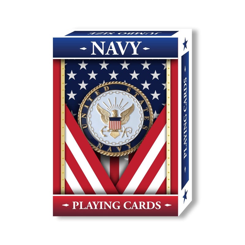 Springbok United States Navy Playing Cards Officially Licensed 52 Playing Card Deck Made in USA - Image 3