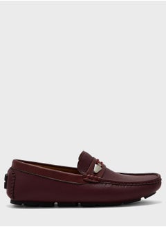 Saddle Detail Loafers