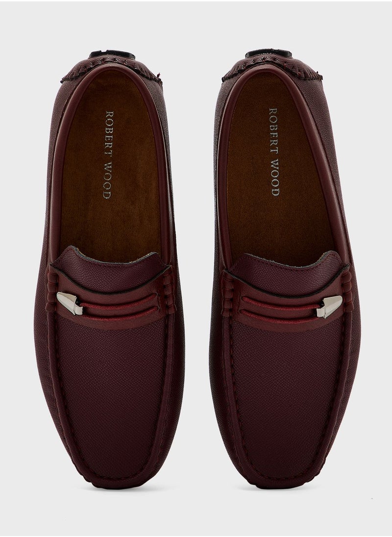 Robert Wood - Saddle Detail Loafers - Image 1