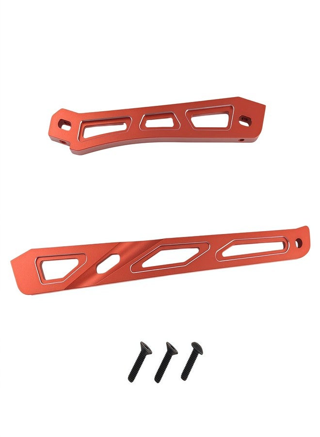 طقم ترقية دعامات هيكل السيارة المصنوع من الألومنيوم شديد التحمل لسيارة Arrma 1/8 Kraton 6S BLX V5، قضيب أمامي وخلفي مقوى من سبائك معدنية (أحمر) - Image 4
