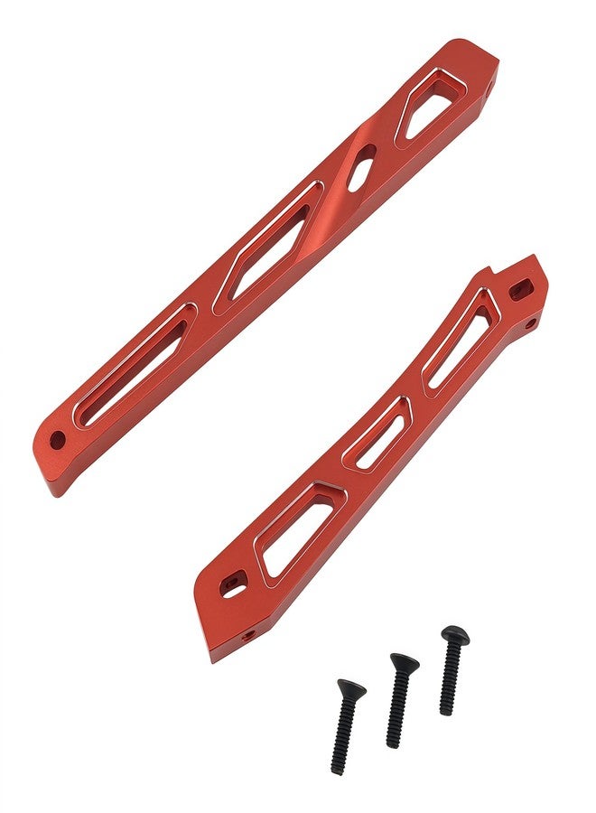 طقم ترقية دعامات هيكل السيارة المصنوع من الألومنيوم شديد التحمل لسيارة Arrma 1/8 Kraton 6S BLX V5، قضيب أمامي وخلفي مقوى من سبائك معدنية (أحمر) - Image 1