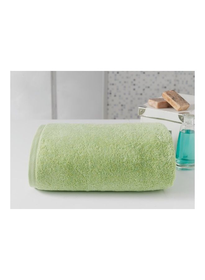 NIBEMINENT Organic Cotton Bath Towel Green 180x90cm - Image 2