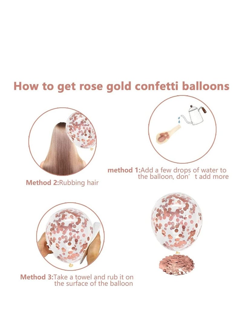SYOSI Balloons Stand Kit Rose Gold Crown Balloons Reusable Centerpiece with Base for Table Wedding Baby Shower Birthday Party Graduation Decorations 2 Sets - Image 4