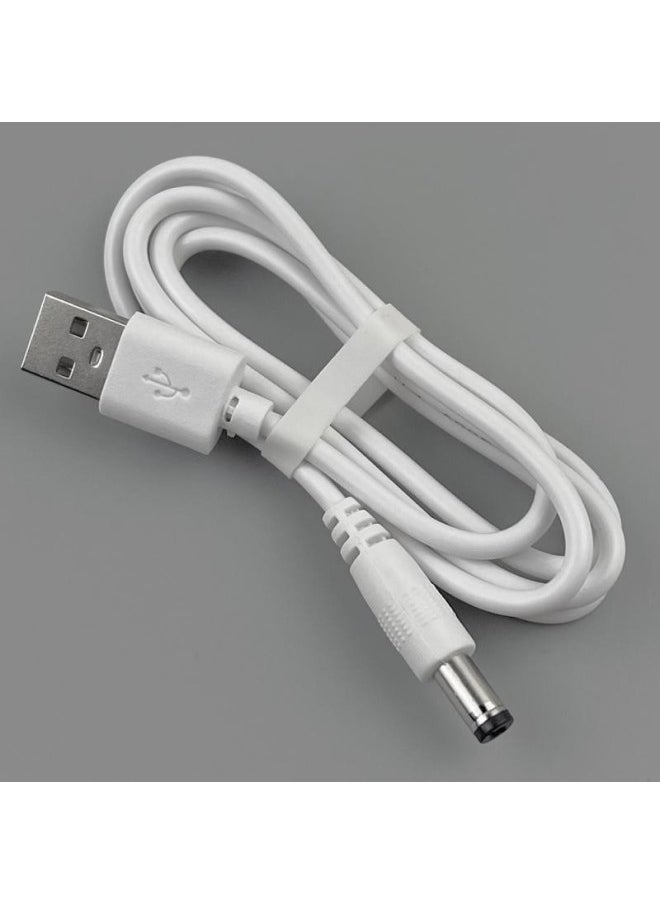 Generic - USB To DC5.5 5521 5525 Tuning Fork Charging Wire Small Household Lamp Audio-color:0.5m - Image 1
