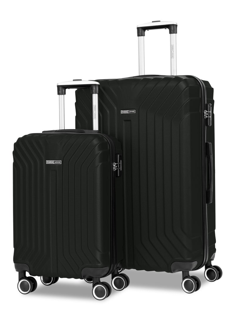 PARAJOHN GlideX 2-Piece ABS Hard Shell Lightweight Luggage Set – 20" Cabin (10kg) & 28" Large (30kg) Suitcases with 360° Spinner Wheels & TSA Lock, Army Green - Image 1
