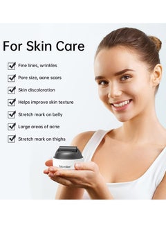Bio Roller Set of Derma Face Roller 0.5mm Facial Skin Care Massage Tool 1200 Pins Plus Hydra Roller Microneedle Derma Roller and Serum Applicator - Cosmetic Microneedling Tool (0.5mm)  - Image 2