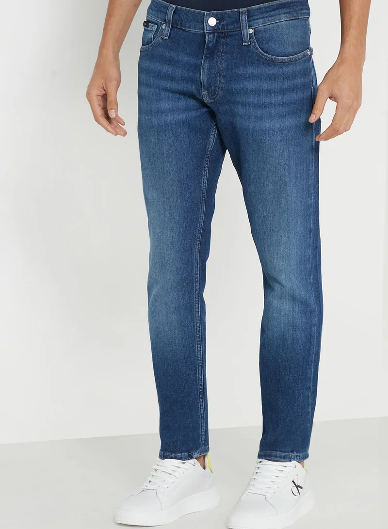 CALVIN KLEIN Slim Lewis Mid Wash Jeans