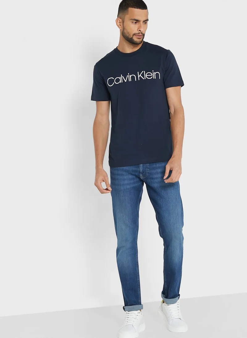 CALVIN KLEIN Slim Lewis Mid Wash Jeans