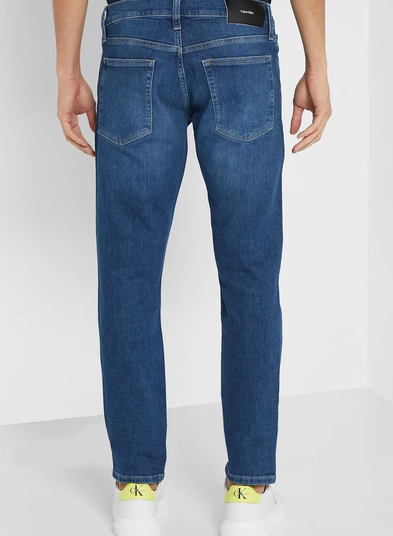 CALVIN KLEIN Slim Lewis Mid Wash Jeans