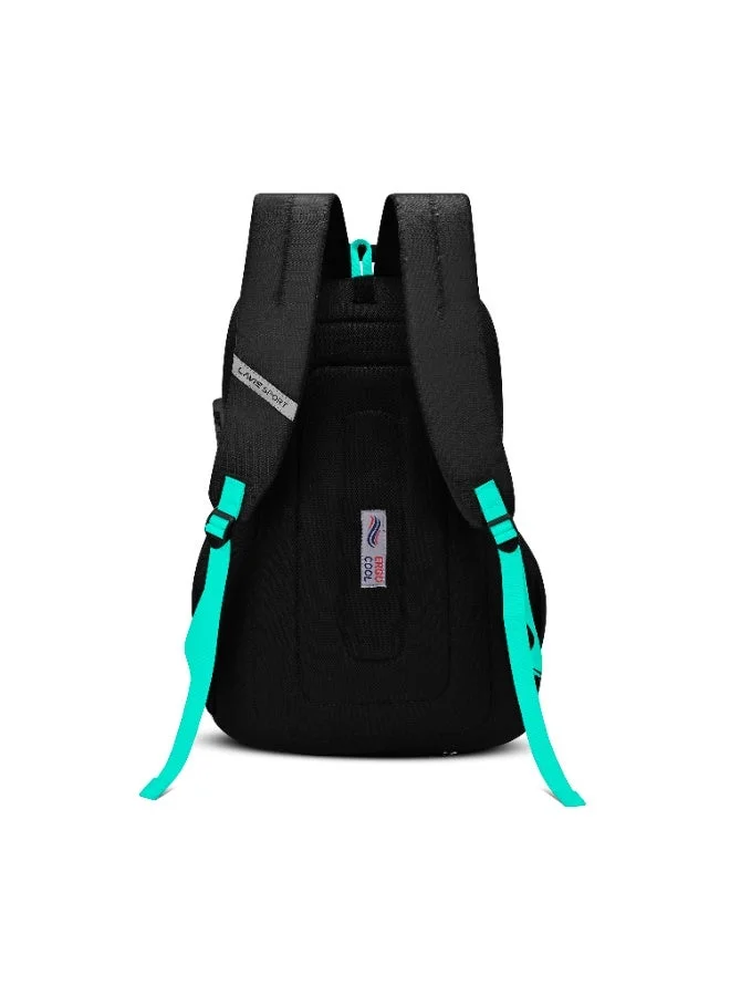 Lavie Laviesport Maverick 35L Laptop Backpack for Men &amp; women| Boys &amp; Girls (Black)