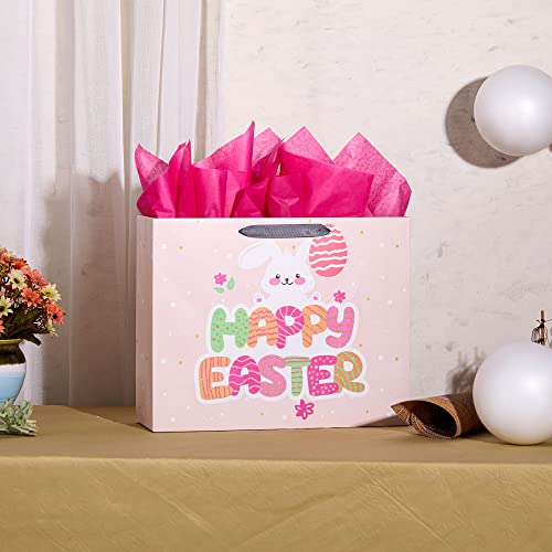 Bobobag 16" Large Easter Gift Bag with Tissue Paper for kids,Easter Egg Hunts - Image 3
