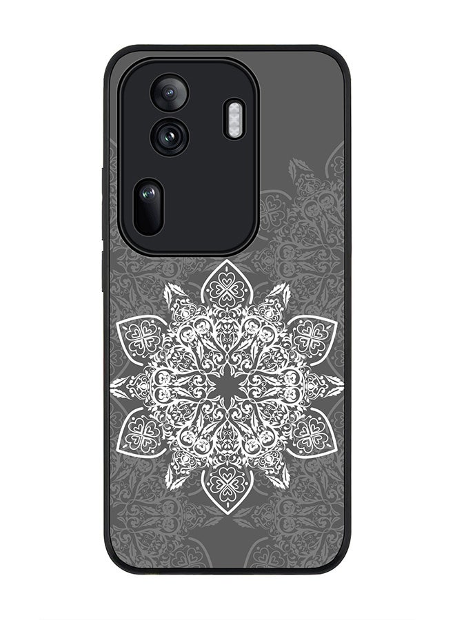 Stylizedd Rugged Black Edge Case for Oppo Reno11 Pro, Slim fit Soft Case Flexible Rubber Edges Anti Drop TPU Gel Thin Cover -  Arab Odessey - Image 1