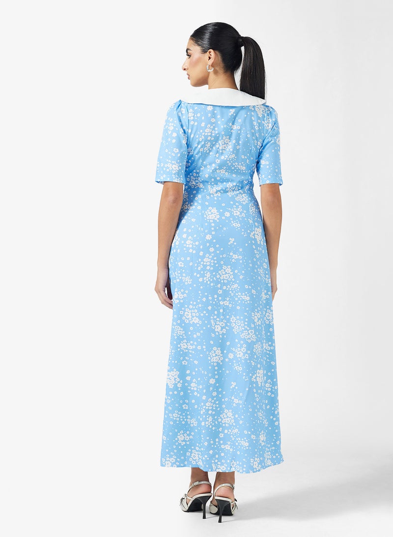 ELLA Ditsy Print Dress - Image 2