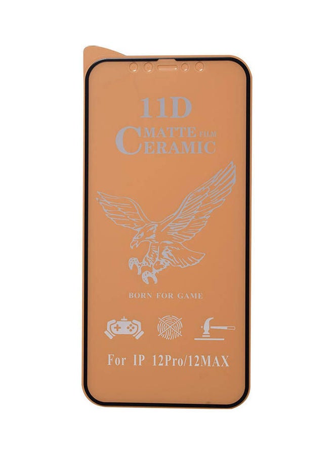 NIBEMINENT Ceramic Matte Screen Protector For Apple Iphone 12 Clear