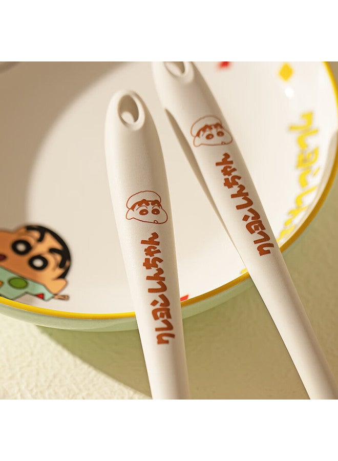 MDZF SWEET HOME Modern Housewife [crayon Shin-chan] Silicone Spatula, Household Cooking And Soup Ladle, Non-stick Pan Spatula, Specialized Kitchen Utensil, Egg Beater  - Image 1