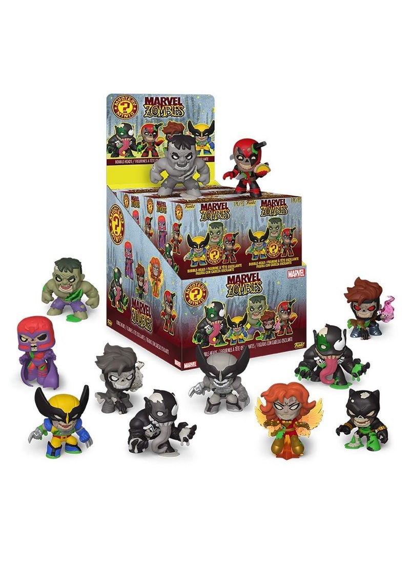 Funko - Mystery Minis: Marvel Zombies 12Pc Pdq Collectible Toy, Multicolour - Image 1