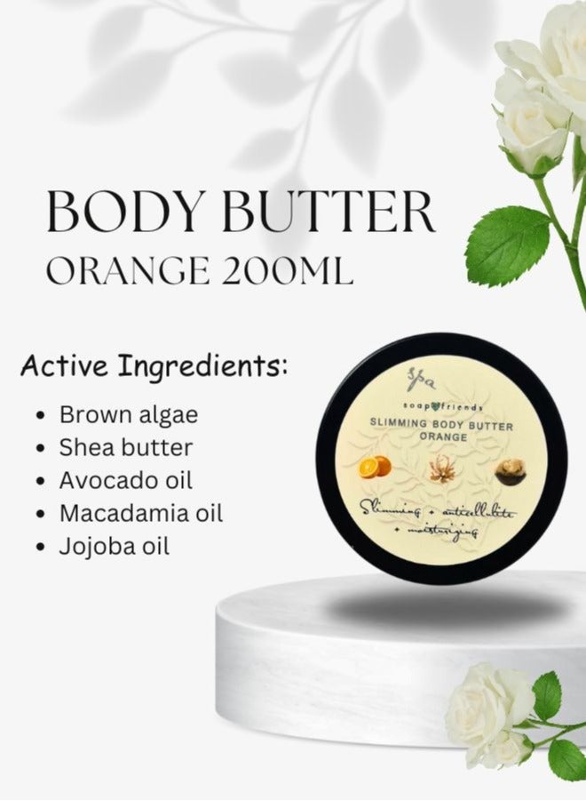الصابون والأصدقاء زبدة الجسم بالبرتقال مع زيت الأفوكادو وزبدة الشيا من سوب آند فريندز - 200 مل - Image 4