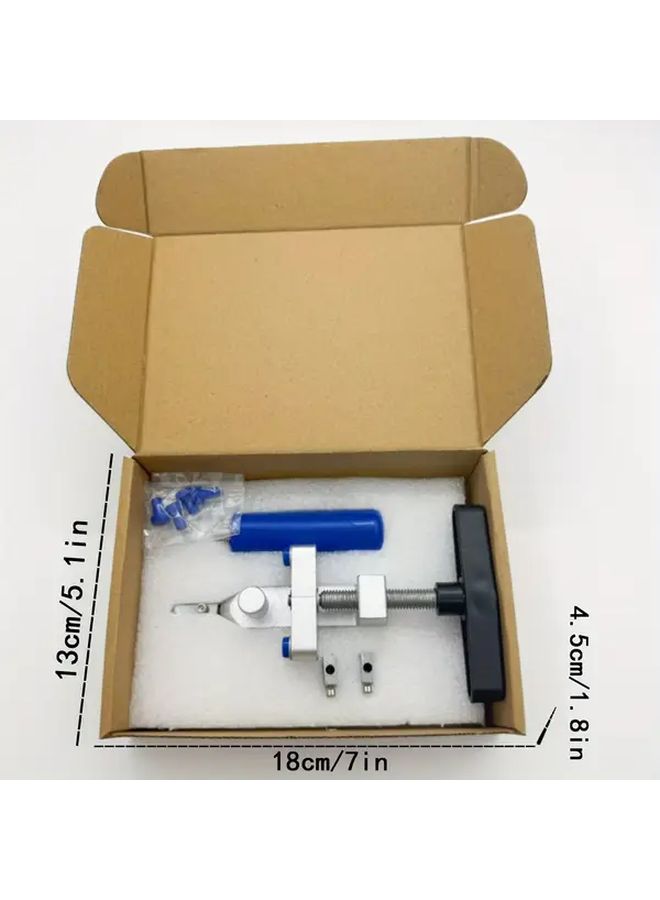 Heavy Duty Glass Cutter Hand Tool Manual 2 In 1 Tile Cutting Machine With Breakout Clamp Ergonomic Handle Large Lever For Ceramic Porcelain Marble Plastic Diy No Assembly Required - Image 2
