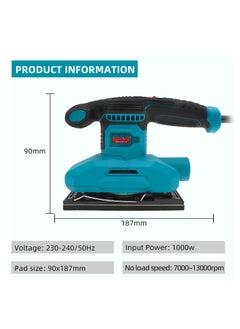 BONAI Electric Sander 1000W with Variable Speed Control for Customizing Your Sanding Experience  - Image 2