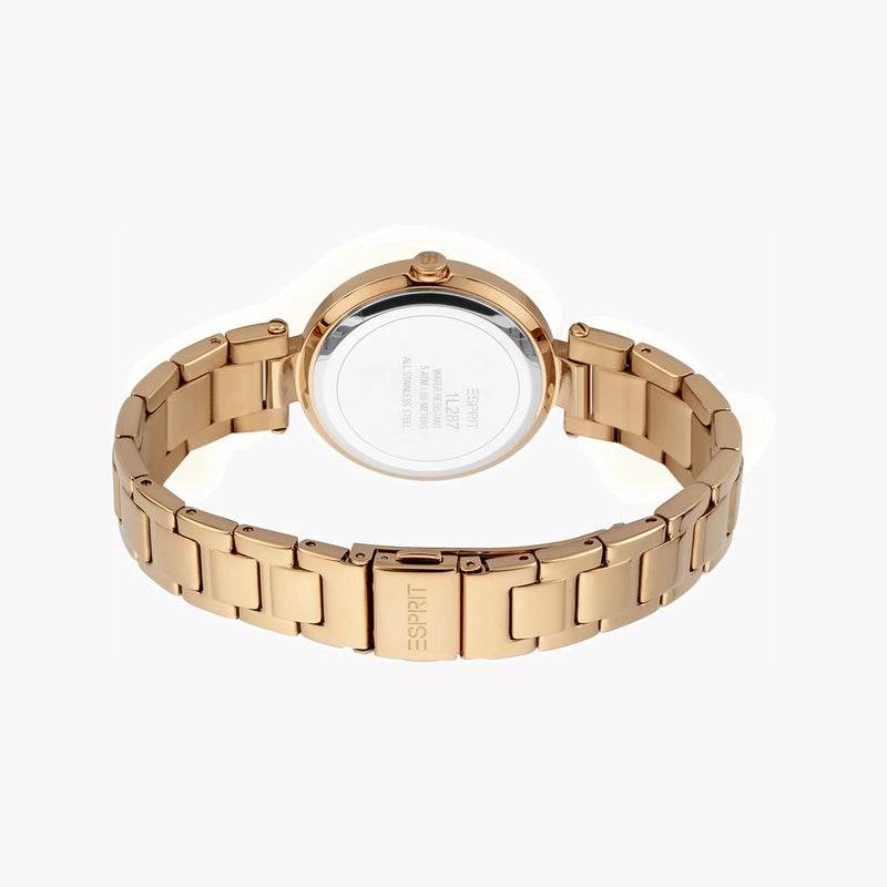 ESPRIT Women's Rose Gold Stainless Steel Watch, White Mother of Pearl Dial|ES1L287M0095 - Image 3