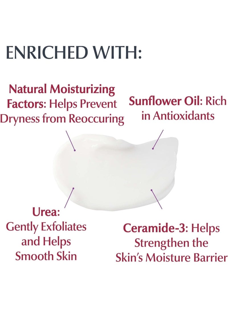 Eucerin - Roughness Relief Cream, Fragrance Free Body Cream For Dry Skin, 16 Oz Jar - Image 1