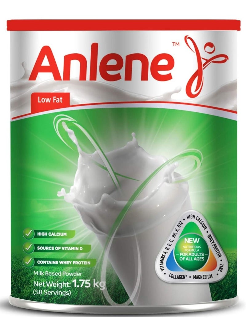 ANLENE LOW FAT HIGH CALCIUM MILK POWDER 1750G