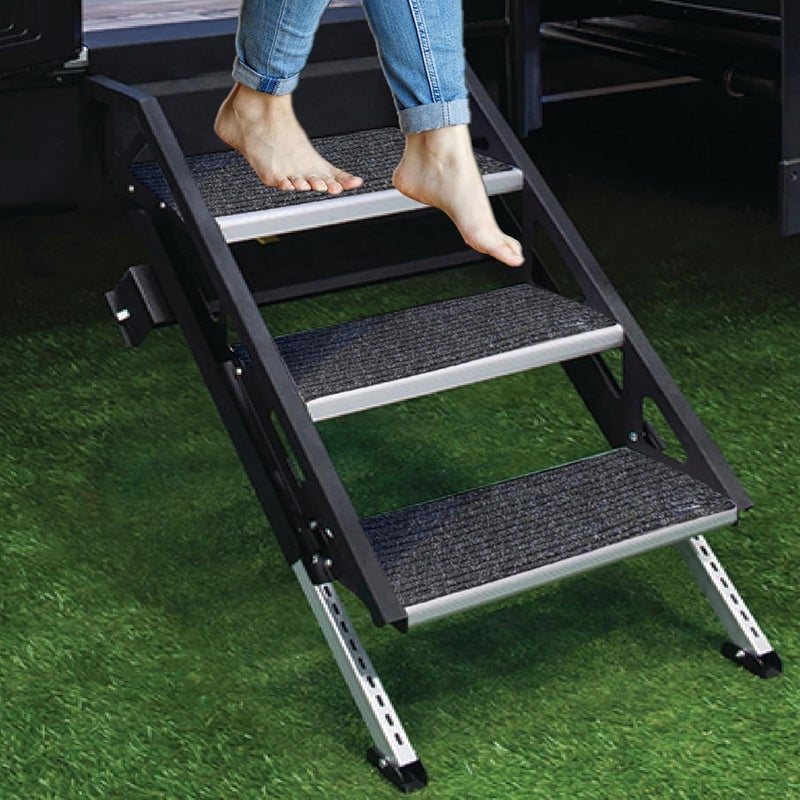 Trailersphere RUGUP RV Non-Slip Step Rugs for Lippert and MORryde Steps (1 Pack 24" x 12") - Image 3