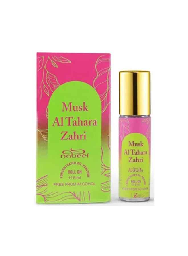 Nabeel 6 Pcs Nabeel Musk Al Tahara Zahri 6ML Roll On Perfume Oil Pure Musk Elegance for Long-Lasting Freshness - Image 2