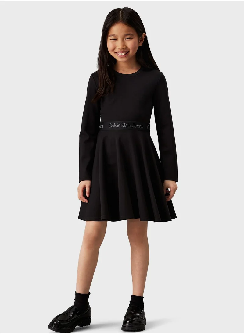 Calvin Klein Jeans Kids Logo Tape Dress