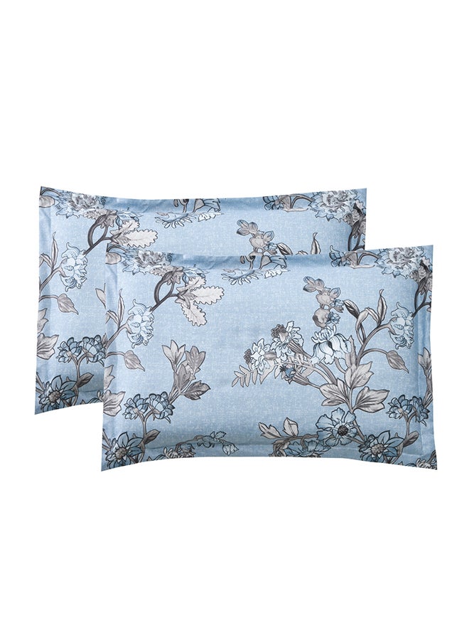 Hours Horse comforter set with durable and soft fabric two sides with a floral pattern 8 pieces king size  - Image 5