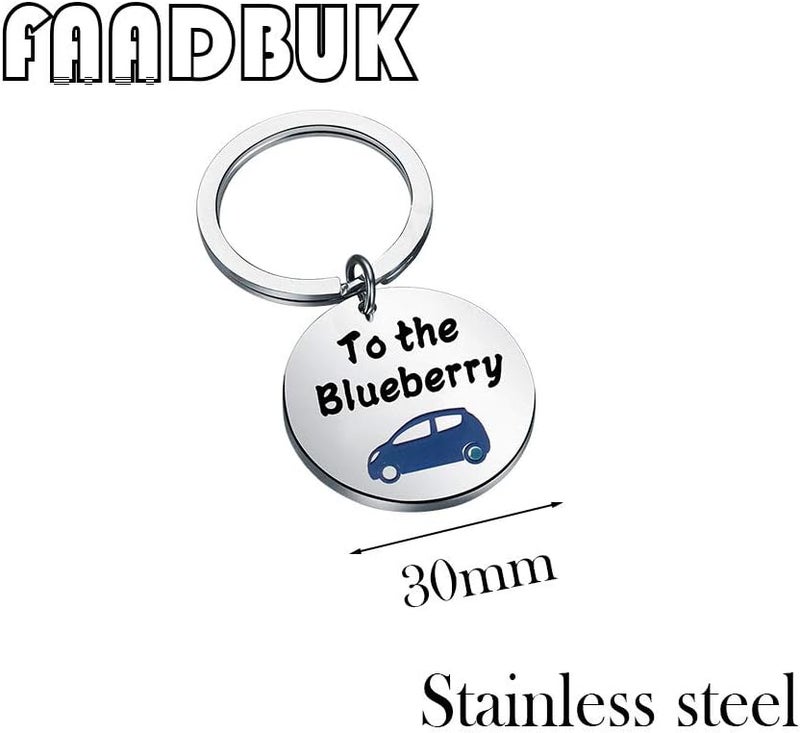 FAADBUK Psych Inspired Keychain - To the Blueberry - Image 2