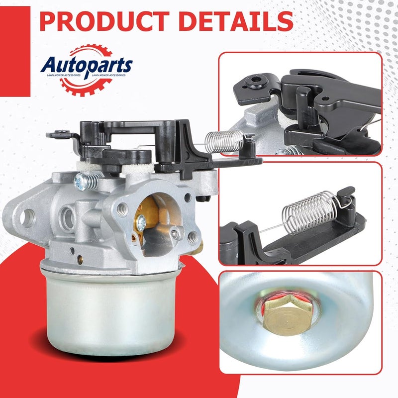 Auto Parts Autoparts Carburetor Replacement for Briggs & Stratton Troy Bilt Power Washer 7.75 Hp 8.75 Hp - Image 4