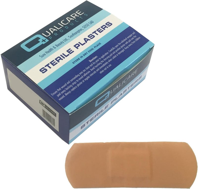 Qualicare Washproof 72cm x 25cm Plasters Box of 100