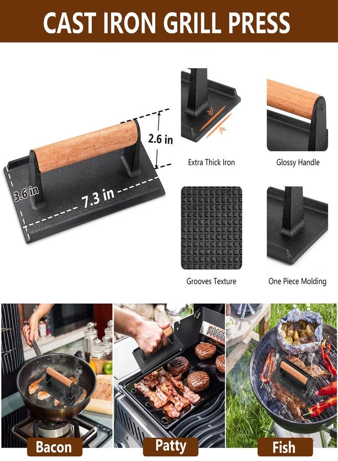 Joyfair 25Pcs Griddle Accessories Kit (with Melting Dome), Stainless Steel Flat Top Grilling Spatula Accessory Tools Set with Basting Covers Burger Press, for Outdoor BBQ Teppanyaki Hibachi Cooking - Image 5