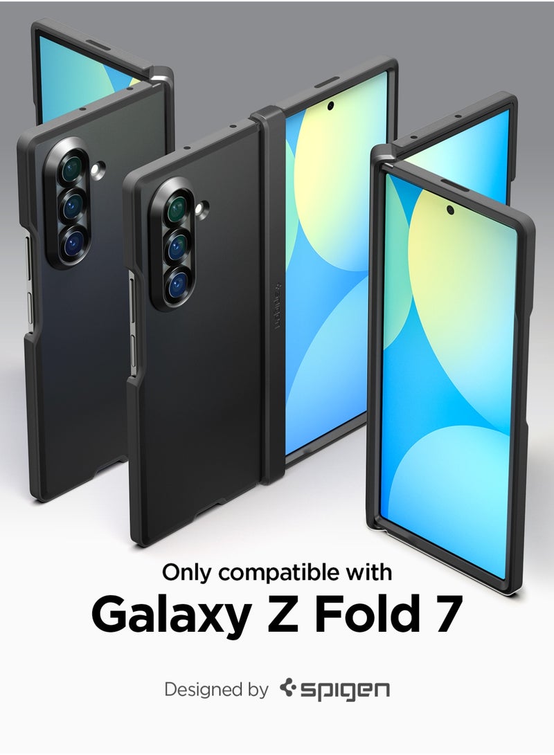 Spigen Tough Armor Pro MagFit for Samsung Galaxy Z Fold 7 Case [MagSafe Compatible] Cover (2025) - Black  - Image 2