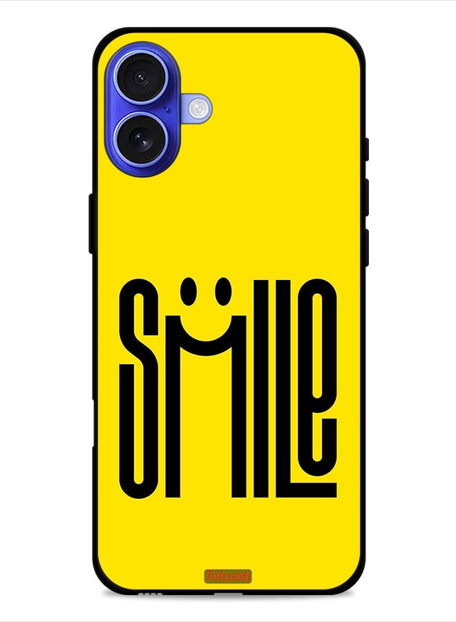 Tolwak Apple iPhone 16 Protective Case Cover Smile Art - Image 1