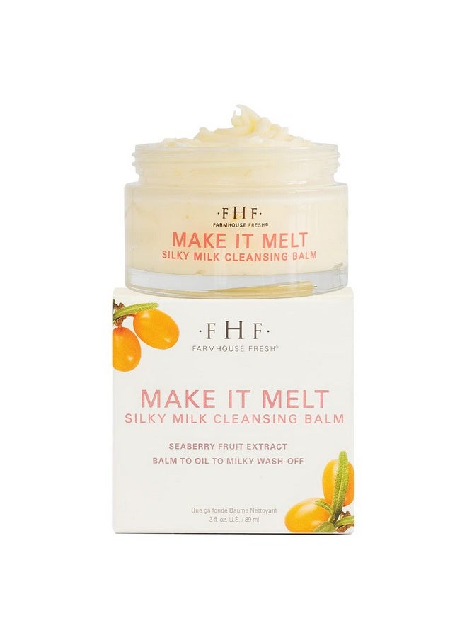 FarmHouse Fresh Make It Melt Silky Milk Cleansing Balm 3 Fl. Oz.  - Image 1