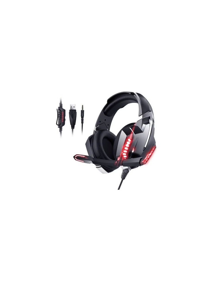 أونيكوما سماعة الألعاب K18 حمراء - Image 1