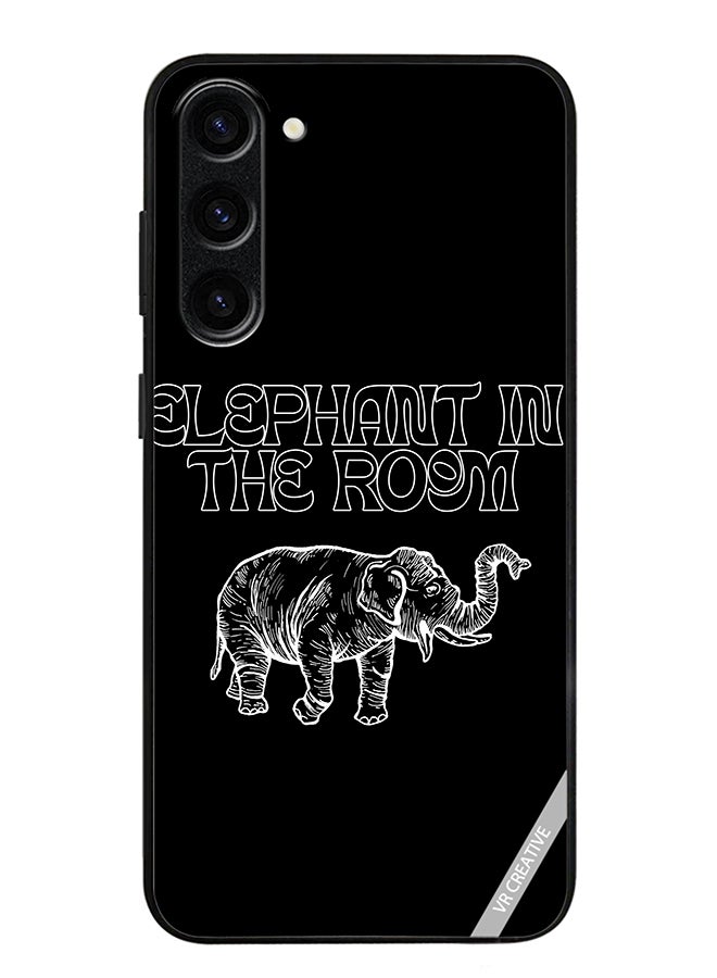 VR CREATIVE Protective Case Cover For Samsung Galaxy S24 Elephant In The Room Design Multicolour - Image 1
