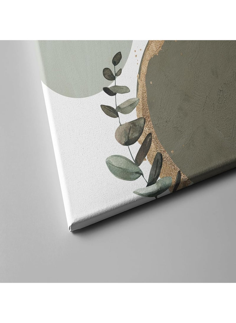 رات سو 3 لوحات حائطية من قماش الكانفا ممددة فوق إطار خشبي لوحات حائطية خضراء حكيم فن حائط بوهو الحديث زخرفة حائط نوردية خضراء زخرفة حائط مصغرة ألوان مائية ورق زخرفة رسومات مطبوعة حكيم أخضر غرفة بوهو ديكور لغرفة المعيشة غرفة النوم مكتب الحمامات - Image 5