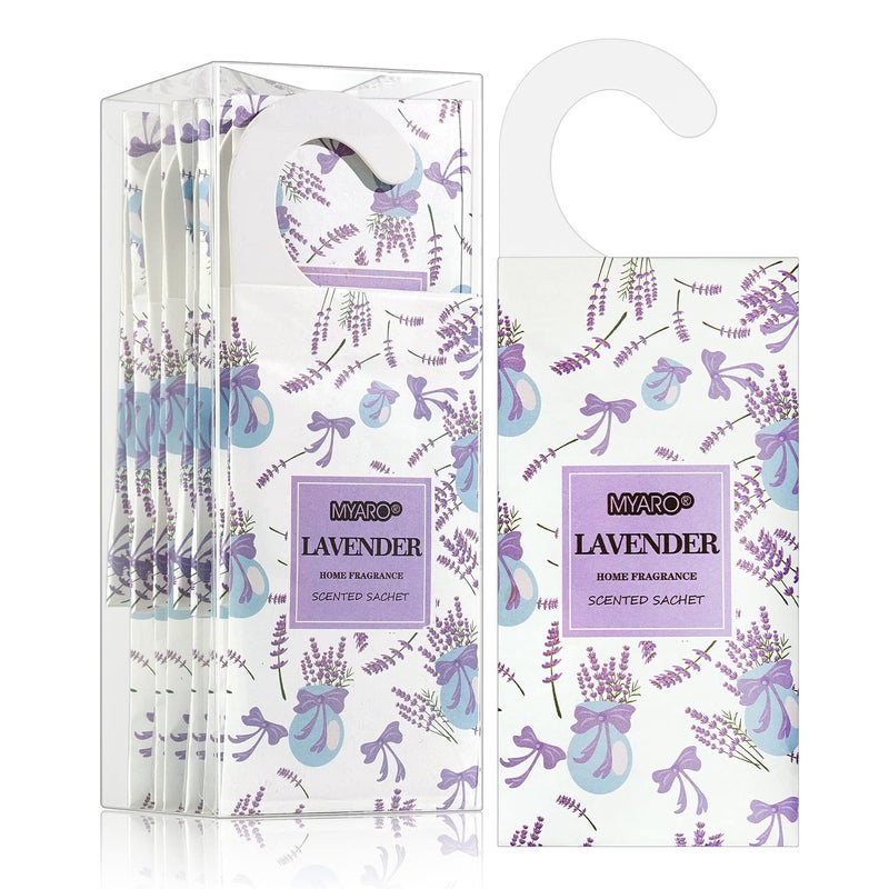 MYARO 12 Packs Lavender Large Scented Sachets for Drawer and Closet LongLasting Hanging Sachet Bags Closet Deodorizer Scented Air Fresheners for Home for Lover