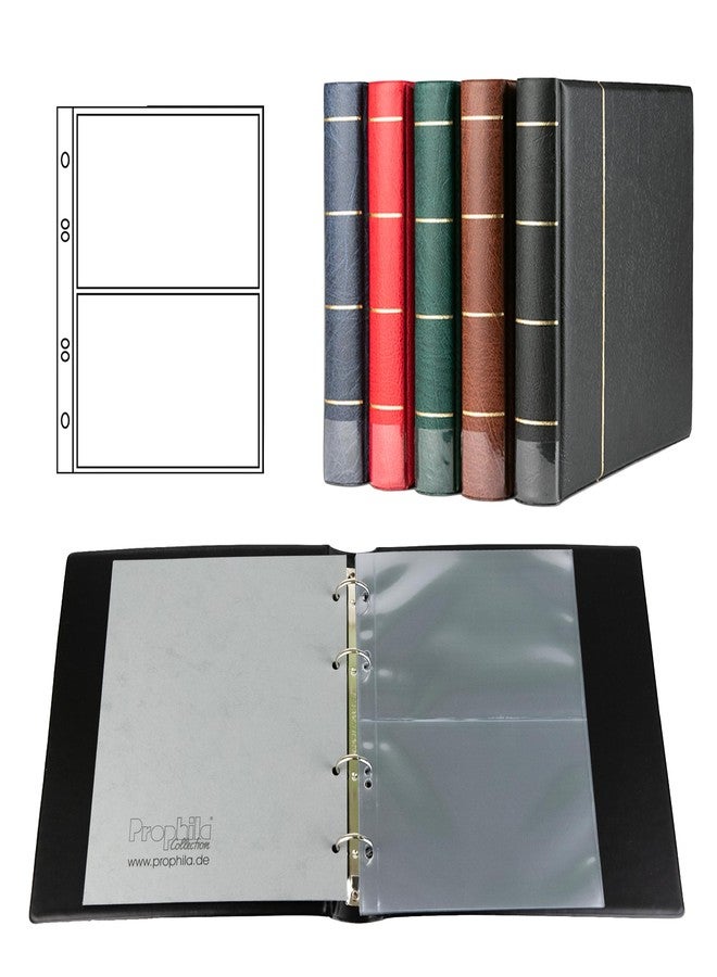 Prophila Collection ألبوم بطاقات بريدية من بروفيلا مع 20 جيبًا لـ 40 بطاقة بريدية - Image 1