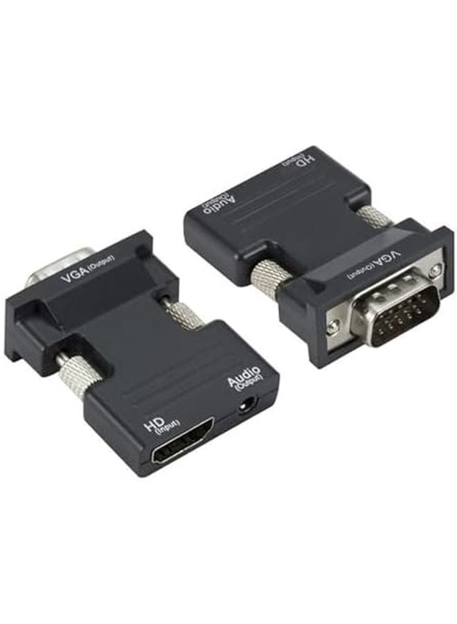 HD to VGA Adapter Converter with Audio Support for PC Laptop to Monitor Projector - Image 5