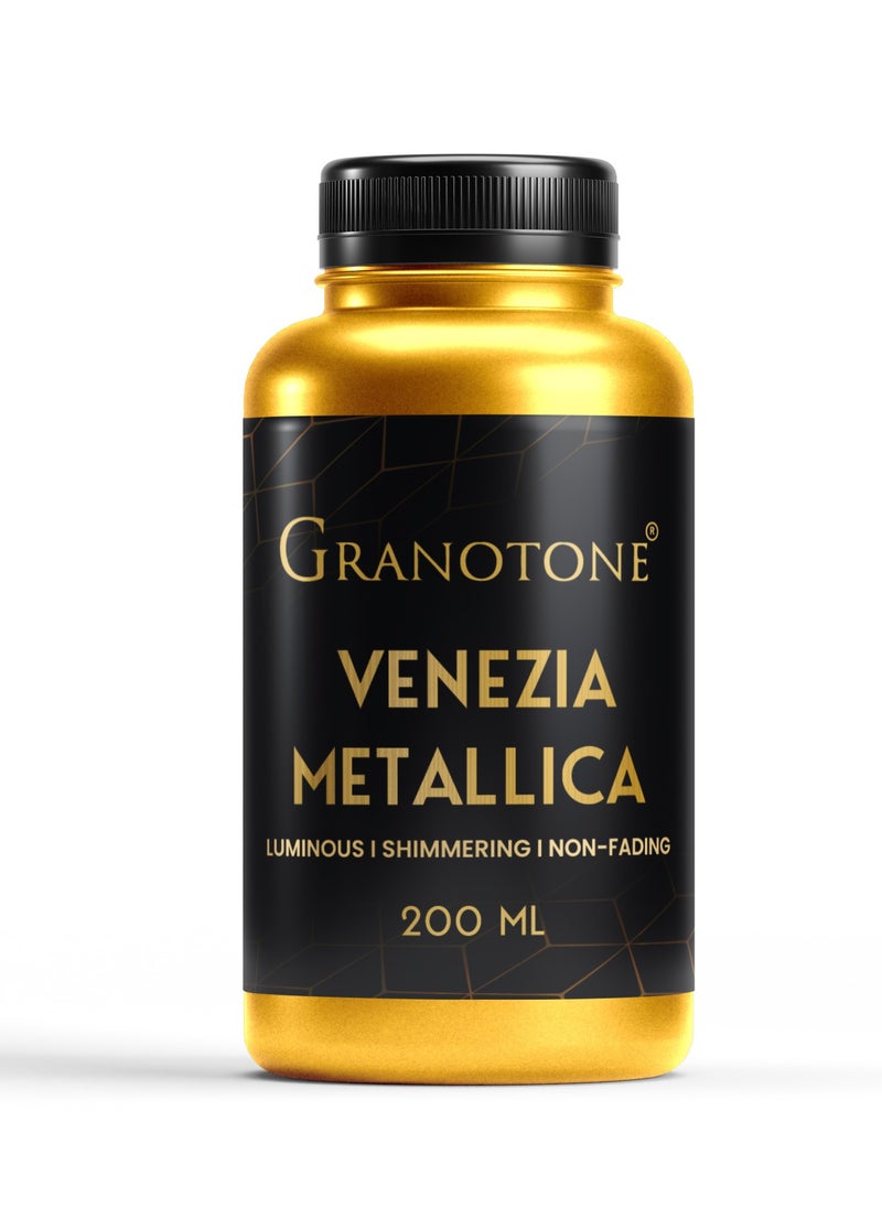 Granotone - Granotone Acrylic Venezia Metallic Color 200 ML (24 CARAT GOLD) - Image 1