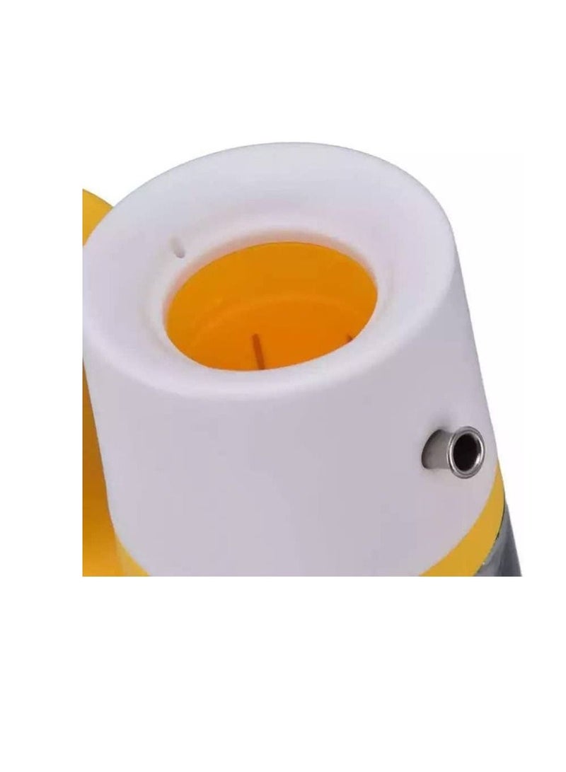 Kitchen Cooking 3 In 1 Silicone Cover  Bottle Glass Olive Oil and Vinegar With Silicone Brush-Yellow 630ml - Image 2