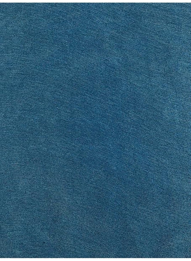 Jersey Stretch Shailah Hijab – Soft Dark Cerulean Islamic Headscarf and Shawl - Image 4
