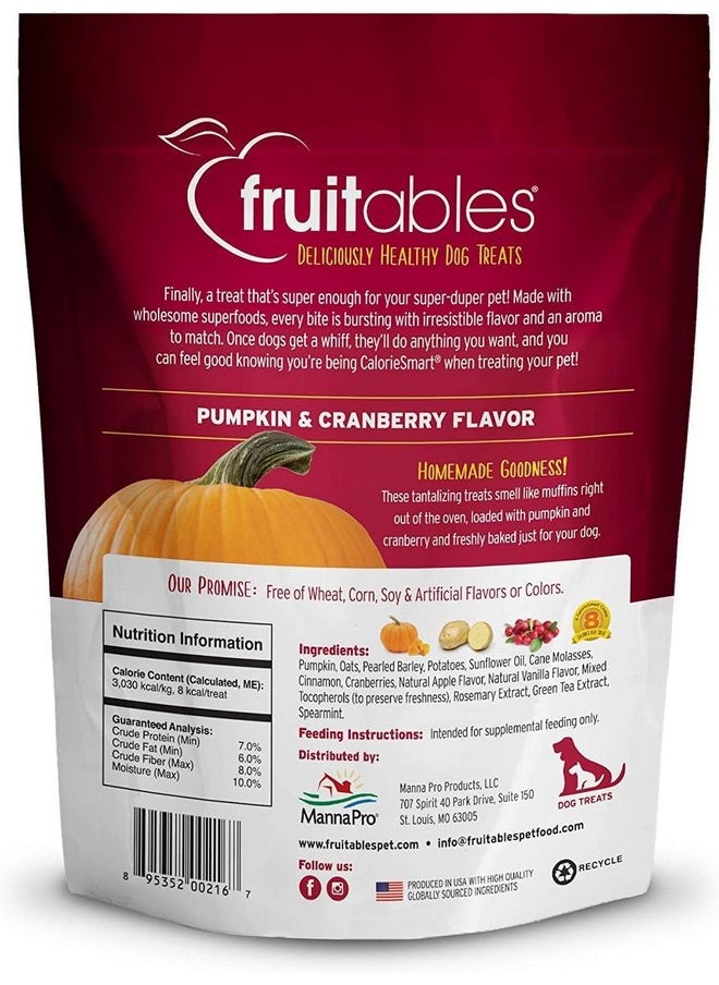 Fruitables - Fruitables Pumpkin & Cranberry Dog Treat - Image 1