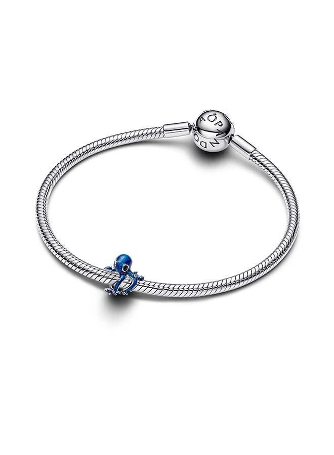 PANDORA Blue Octopus Charm - Image 4